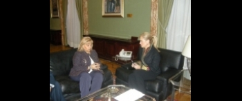 La presidenta de la AVT se reúne con la Delegada de Gobierno de Madrid

